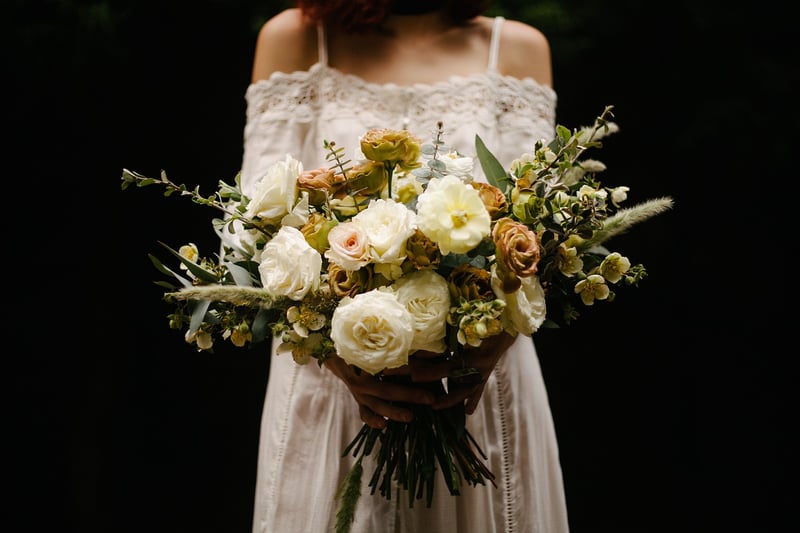 Bride with magical accessories