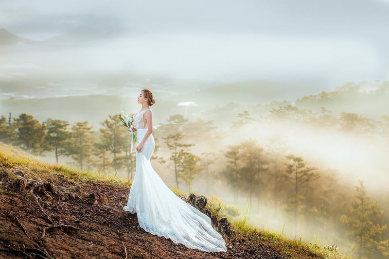 Fairy-tale wedding dress